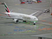 Die Emirates ist soeben gelandet