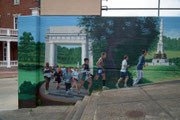 Die fantastischen Mauer-Malereien an den «Vicksburg River Front Murals»