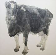 「388全身図」　板目木版画　"The Whole Body of 388"    Woodblockprint on paper"   2010　122cm×122cm　
