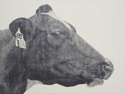 「390」 板目木版画　　"390"   Woodblockprint on paper　2012　70cm×53cm　