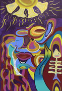 IME Tamatau himene Mixte sur toile 55x38cm 2024