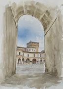 Piazza Castello - cm 40x30 - Anno 2021