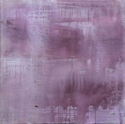 "TRAME FLUIDE" 1 - Acrilico su tela - cm 80x80 - Anno 2019