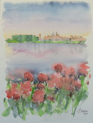 Un tocco di colore - Acquerello cm 45x30 -Anno 2019