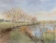 "Sogno d'autunno" - Acquerello cm 23x30 - Anno 2025