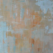 "BASSA MAREA" - Acrilico su tela - cm 80x80 - Anno 2000