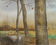 "UN NUOVO GIORNO" - Acquerello - cm 24x29 - Anno 2025