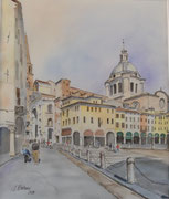 Centro storico - Acquerello cm 33x29 - Anno 2017