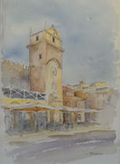 Mantova Piazza Erbe - cm 40x30 - Anno 2020