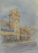 Mantova Piazza Erbe - cm 40x30 - Anno 2020 - (NON DISPONIBILE)