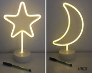 LAMPARAS LED NEON / 18 CMS. ALTO/ ARRIENDO: $4.000 / GARANTIA: $15.000