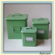 CAJAS ENLOZADAS VERDE  / REF: DEC-041 / 3 UNIDADES/ Arriendo $ 2.500 C/U / Garantía $ 10.000 C/U
