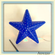 Lámpara muro Estrella Azul/ REF: LAMP-021 / 35 cm.  / 1 unidad / Arriendo: $ 8.000 / Garantía: $25.000