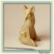 ADORNO ZORRO IMITACIÓN MADERA/ REF: DEC-038 / 1 UNIDAD/ Medidas: 24 cms. / Arriendo $ 5.000  / Garantía $ 30.000 