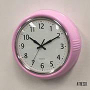 RELOJ PARED REDONDO ROSADO / ARRIENDO: $8.000 / GARANTIA: $20.000
