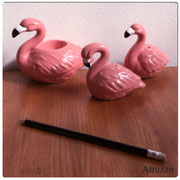 SET FLAMENCOS CERAMICA/ REF: DEC/ Arriendo $ 5.000 SET  / Garantía $ 20.000 