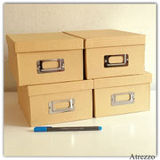 CAJAS DECORATIVAS KRAFT/ 4 UNIDADES/ Arriendo $ 2.000 C/U / Garantía $ 6.000 C/U