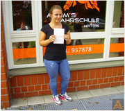 Saskia Paulsen hat ihren B-Führerschein seit dem 20.08.15!