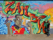 Graffitikunst in Lusaka