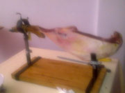 Corte de Jamón en Restaurante Amador