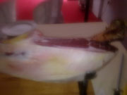 Corte de Jamón en Restaurante Amador