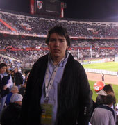 JAVIER BON EN EL PARTIDO ARGENTINA-ECUADOR