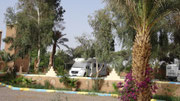Emplacement au camping "Les jardins de Zagora"
