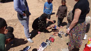 Essai des chaussures
