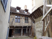 Troyes : centre historique avec maisons à colombages