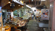 Etals de pâtisseries marocaines