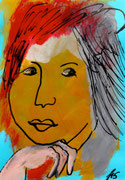Farbe auf Briefumschlag, 16x11cm, 15€