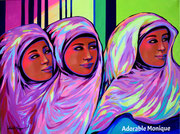 Sister Muses, Acrylic on canvas