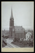 Nicolaikirche, zerstört im 2. WK, Ruine gesprengt 1947, Standort heute "Sen Vital" Pflegeheim Niklasberg