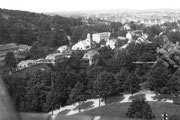 Blick zum Harthauer Rathaus