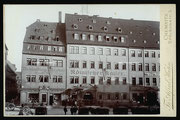 Marktplatz gegenüber dem Alten Rathaus, zerstört im 2. WK