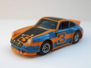 AURORA AFX Porsche Carrera blau/schwarz/orange #3