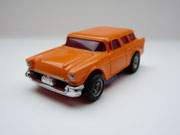 AURORA AFX Chevy '57 Nomad orange/blaue side pipes