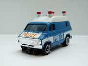 AURORA AFX Dodge Van Police blau / weiß