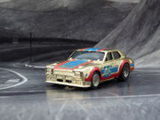 AURORA AFX Ford Escort chrome gold/blau/rot #46