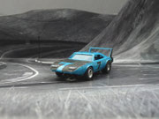 AURORA AFX Daytona Charger blau/schwarz mit Licht #7