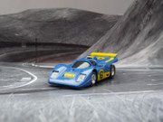 AURORA AFX Ferrari 512M dunkelblau/gelb #6