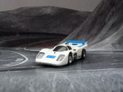 AURORA AFX Ferrari 512M weiß/blau/silber #2