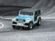 AURORA AFX Jeep CJ-7 hell-/dunkelblau