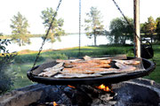 Frischer Fisch auf dem Grill