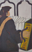 Glaube,   Acrylfarbe a. Leinwand,  210 x 150 cm,   2008