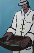 Hoffnung,   Acrylfarbe a. Leinwand,  210 x 150 cm,   2008
