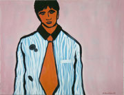 Brooker,   Acrylfarbe a. Leinwand,  85 x 110 cm,   2008
