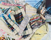 DISCARDED PATTERNS 2020 Acry auf Leinwand 70 x 90 cm