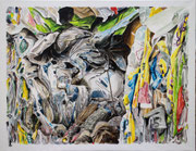 SACKCLOTH AND ASHES 2018 Acryl auf Leinwand 70 x 90 cm