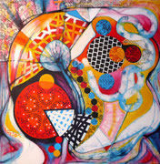 Albores - Acrílico sobre lienzo  80 x 80 